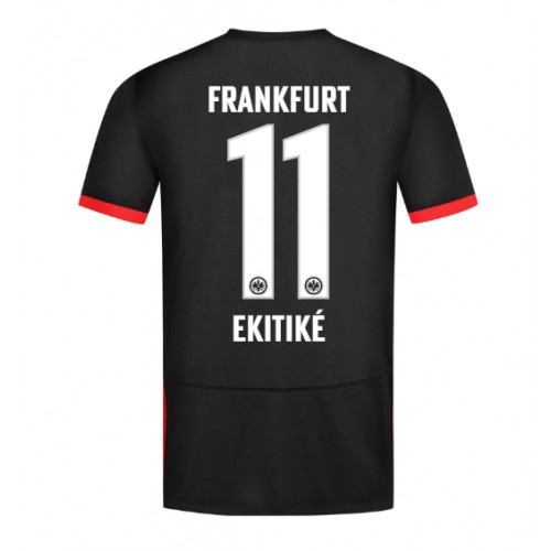 Fotbalové Dres Eintracht Frankfurt Hugo Ekitike #11 Venkovní 2024-25 Krátký Rukáv